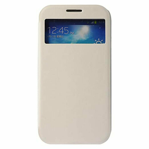 Чехол Baseus Folio Window Case для Samsung Galaxy S4 i9500/9505 White (белый) чехол fenice piatto white diamante для galaxy s4 fen m006wd00samgs4 белый