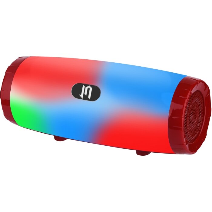 Портативная BLUETOOTH колонка Jet.A PBS-45 красная (2х5Вт динамик, 1200mAh акк, LED-подсветка)