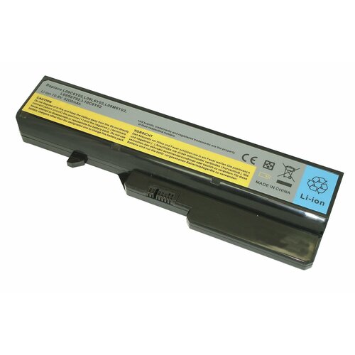 Аккумулятор для ноутбука Lenovo L09S6Y02, L09L6Y02, L09M6Y02, L10C6Y02, 11.1V, 5200mAh, код mb009168 аккумулятор 57y6454 для lenovo ideapad g460 g570 z570 v570 g780 5200mah