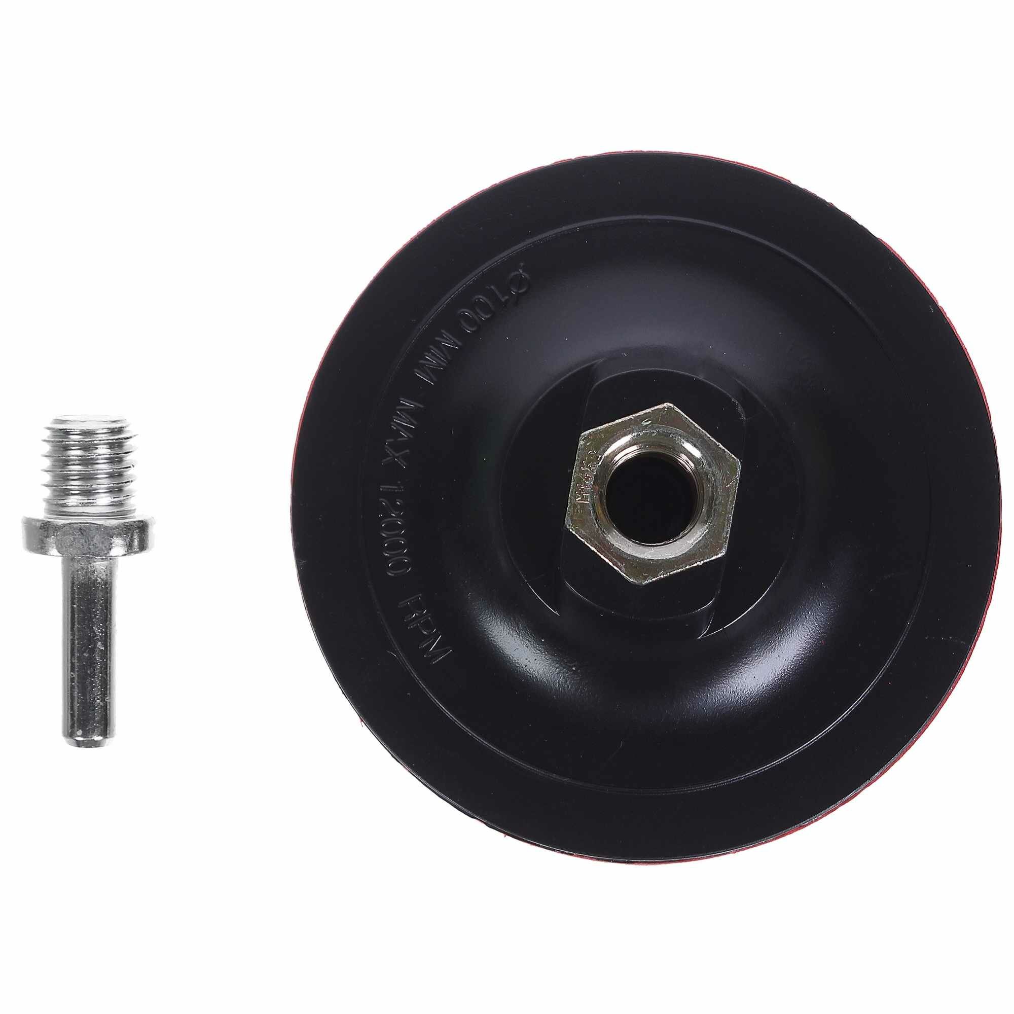 тарелка опорная для УШМ и дрели FLEXIONE 100мм с липучкой - фото №3