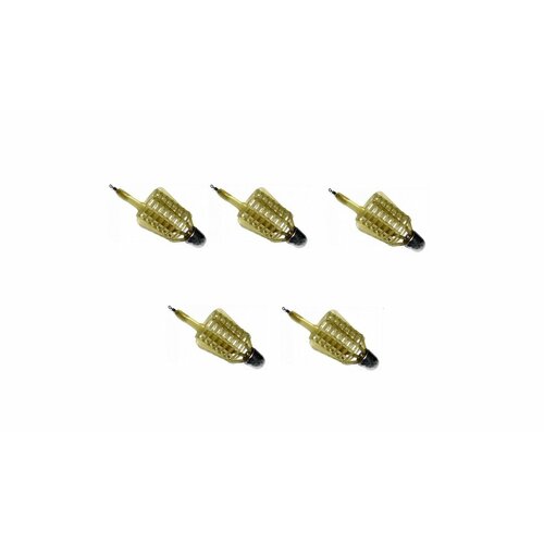 фото Набор кормушек рыболовных сталкер пуля 5 шт: 20, 30, 40, 50, 60, гр кормушка для рыбалки / набор кормушек / кормушка для фидера / кормушка для донки / донная снасть / кормушка для рыбы lara fishing