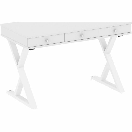 фото Стол письменный RIVA Home Office VR. SP-1-118. M Белый/Белый металл 1180*600*750