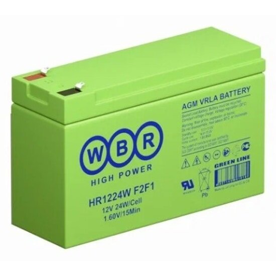 Аккумуляторная батарея для ИБП Wbr HR1224W F2F1