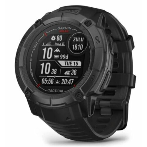Умные часы Garmin Instinct 2X Solar Tactical Edition черный 010-02805-03 6390000₽