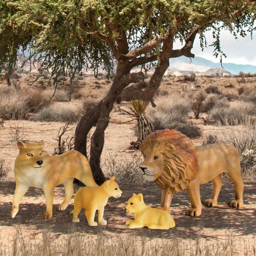 Игровой набор с фигурками Terra Семейство львов