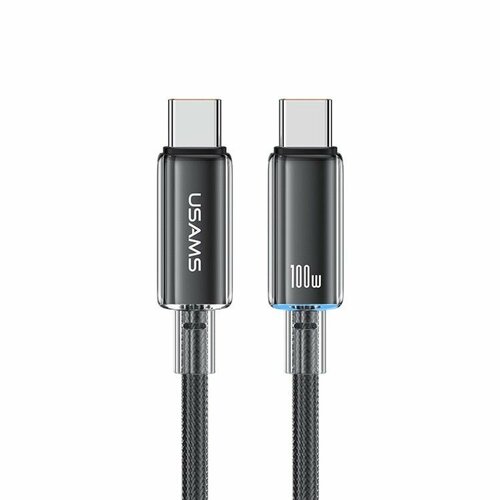 Кабель Type-C-Type-C Usams SJ660 (100W/1,2m) черный кабель usb type c usams sj400 100w power delivery