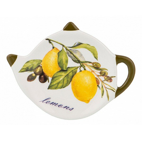Подставка под чайные пакетики АРТИ-М (12x8.5x1.5 см) Лемон три 358-1596