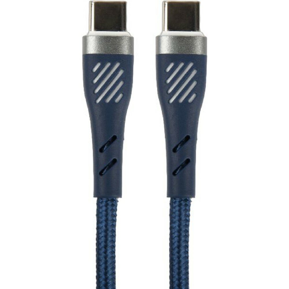 Perfeo кабели Кабель USB C вилка - C вилка, 60W, синий, длина 1 м, POWER C1103