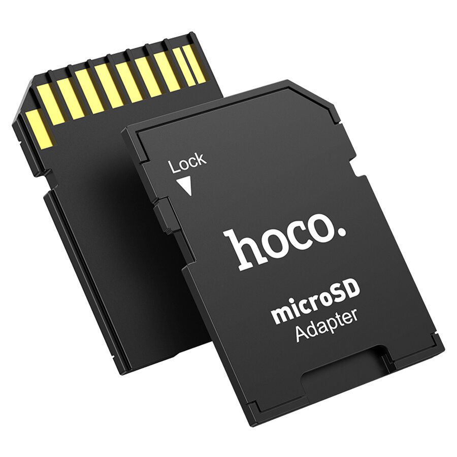 Переходники с micro SD на SD (HB22), HOCO, черный