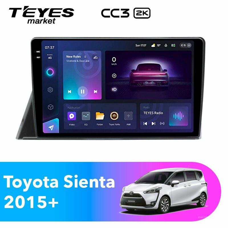 TEYES Магнитола CC3 2K 3 Gb 10.36" для Toyota Sienta 2015+