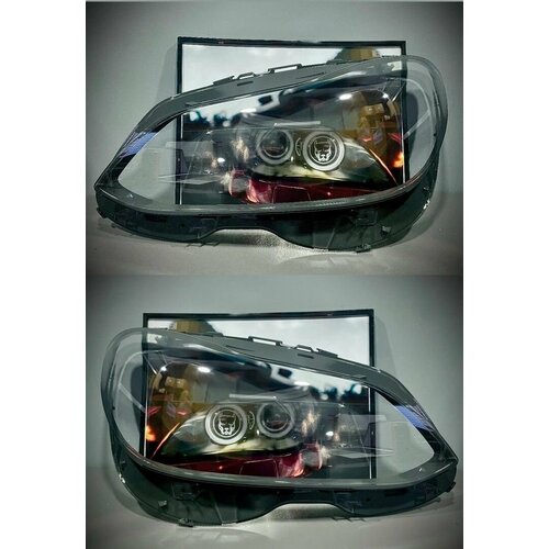 Стекла для фар для Mercedes E-класс 4 W212 рестайлинг 2013 - 2016 комплект 10000₽