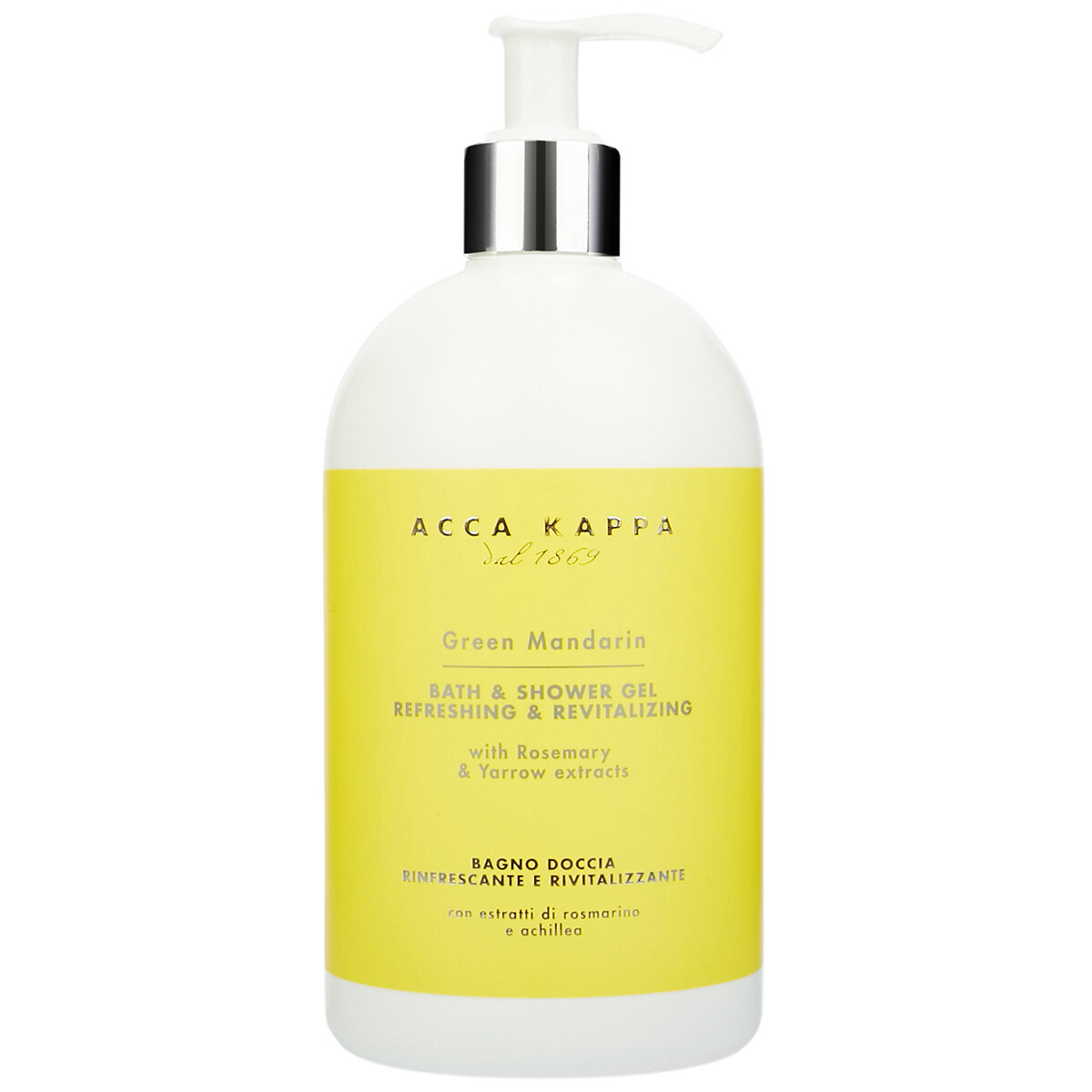 Гель для душа и ванны Acca Kappa Green Mandarin Bath & Shower Gel, 500 мл