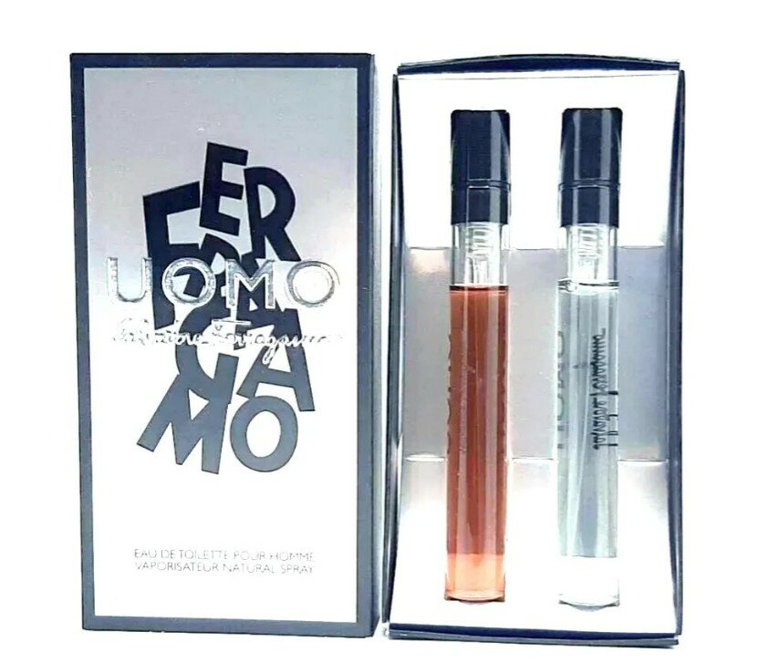 Salvatore Ferragamo мужской Mini Set туалетная вода 2 X 5 мл (uomo + casual life)