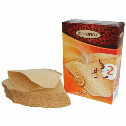 Одноразовые фильтры для капельной кофеварки Konos Отбеленные Размер 2 650₽