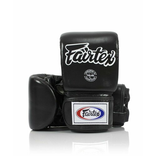 Боксерские перчатки снарядные Fairtex TGO3 черные размер XL перчатки tcare силиконовые гелевые для поддержки большого пальца запястья для коррекции артрита и давления защитные перчатки от запястног