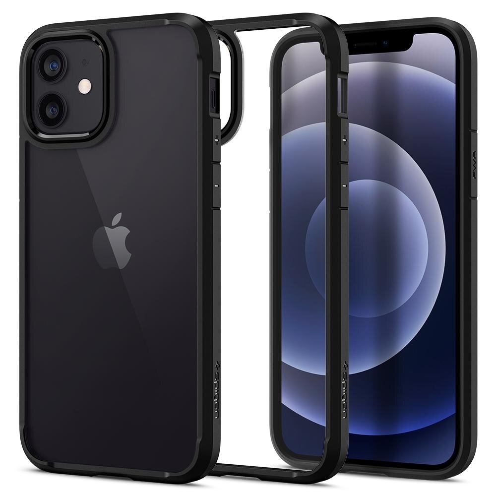 Чехол-накладка Spigen (ACS01703) для iPhone 12/ iPhone 12 Pro (Black) - фото №3