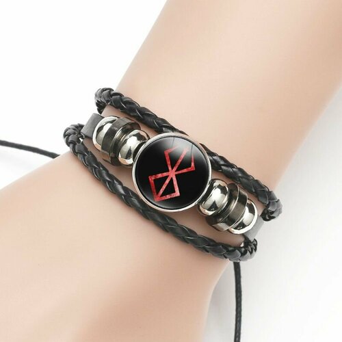 Славянский оберег плетеный браслет iGEEK стекло 1 шт размер 21 см диаметр 7 см бесцветный 247₽