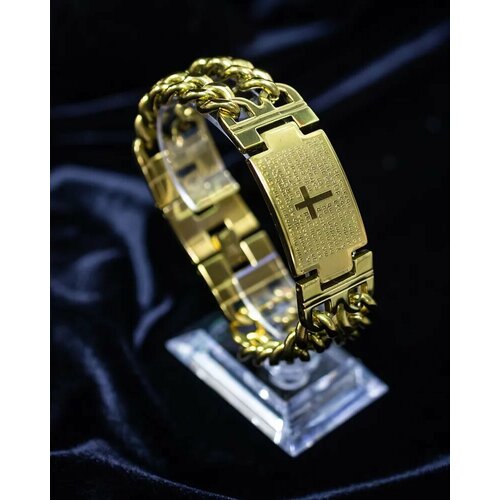 Браслет Prayer gold, 1 шт., размер 21 см, золотистый
