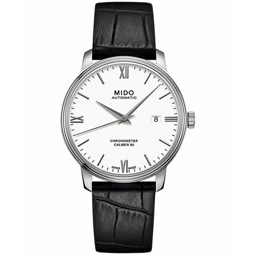 Наручные часы Mido Baroncelli, белый, серебряный