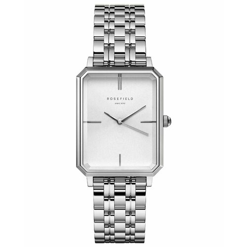 наручные часы rosefield hwsss h02 серебряный белый Наручные часы Rosefield, белый, серебряный