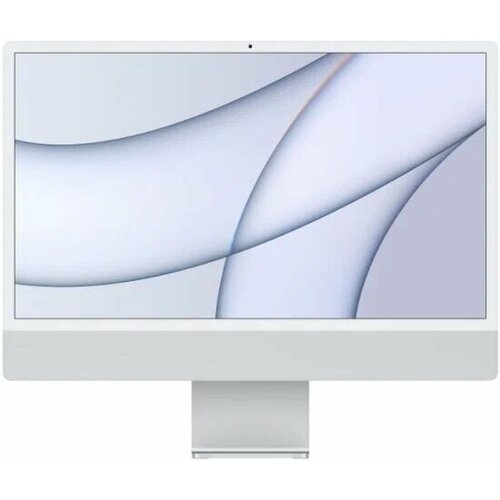 Моноблок Apple iMac 24 Retina 4.5K/2021/8-core М1 chip 8-core GPU/16GB/256GB SSD/Silver моноблок apple imac 24 2021 mgtf3 8 гб 256 гб серебристый английская клавиатура