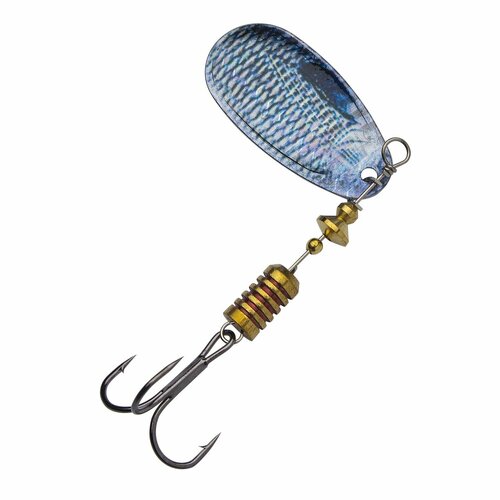 Блесна вращающаяся Balzer Shirasu 6гр #Roach, вращалка для рыбалки на окуня, жереха, голавля, щуку