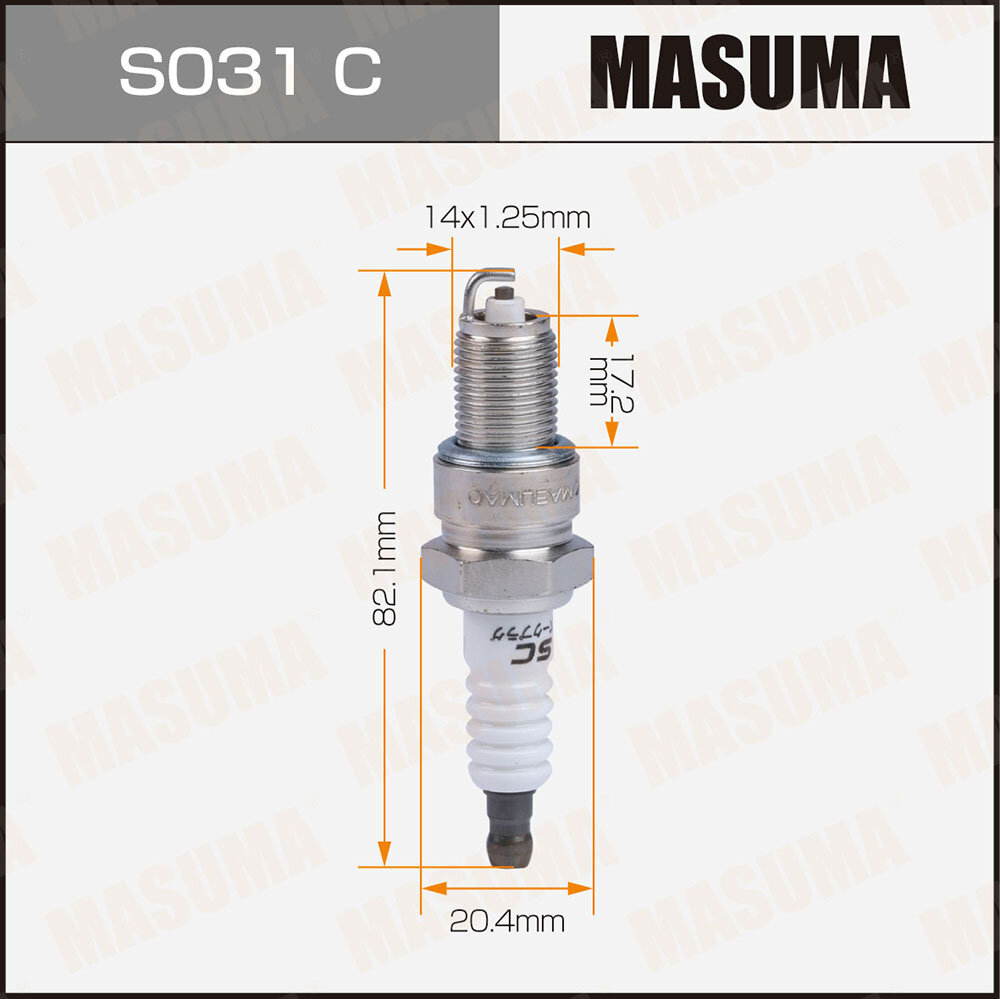 Свеча зажигания Masuma S031C Nickel BPR5EY-11 (3028)