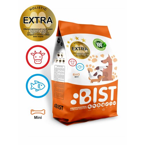 Корм для собак сухой , для мелких пород , холистик BIST 