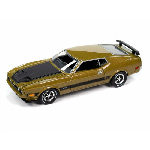 Ford mustang mach 1 1973 bright green gold metallic