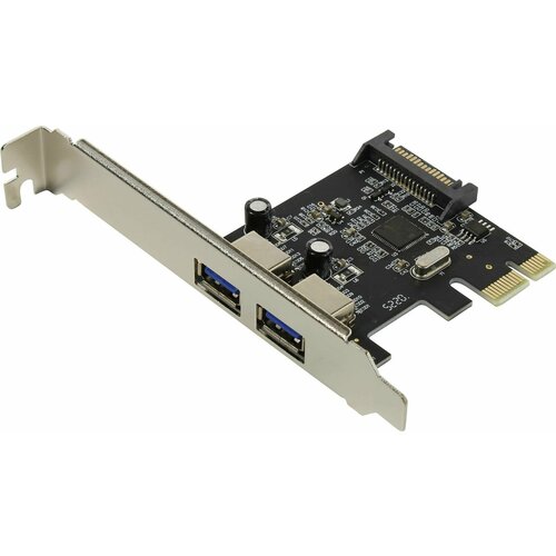 Контроллер Orient nc-3u2pe, pci-e usb 3.0 2ext port, Nec d720200 chipset, разъем доп. питания, oem