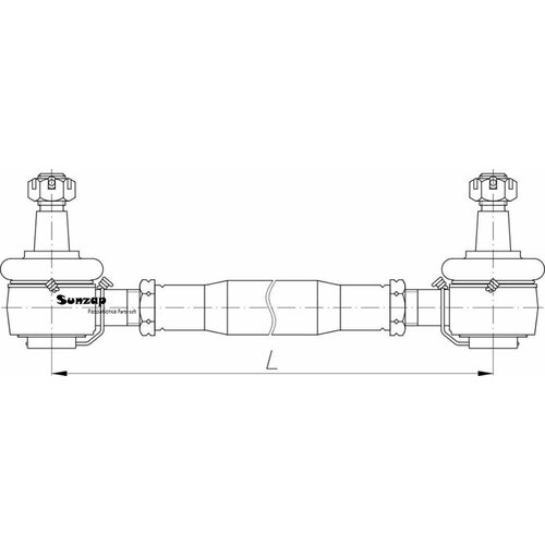 BELCARD 80-3003010-05 Тяга рулевая МТЗ-320 в сборе L=800мм белкард