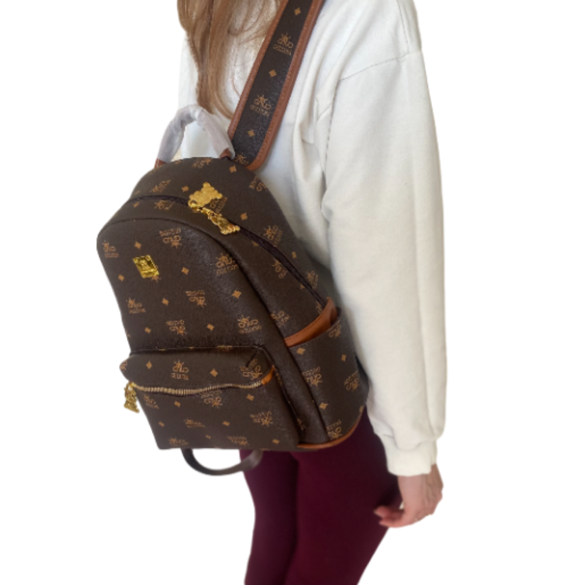 Рюкзак женский универсальный с принтом