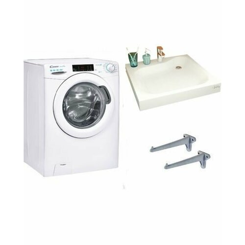 Candy smart pro CSO34 106T12-07 с паром и раковина над стиральной машиной Blues 50 3635000₽