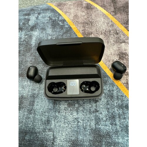 Беспроводные наушники с кейсом Cokike TWS-W7 51 капельки 1800mah 40mAh 32 Ом дисплей сменные амбушуры мощный аккумулятор большой емкости 988₽