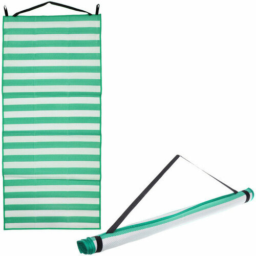 Коврик для пляжа и пикника Полоска 17075 см зелёный 590₽