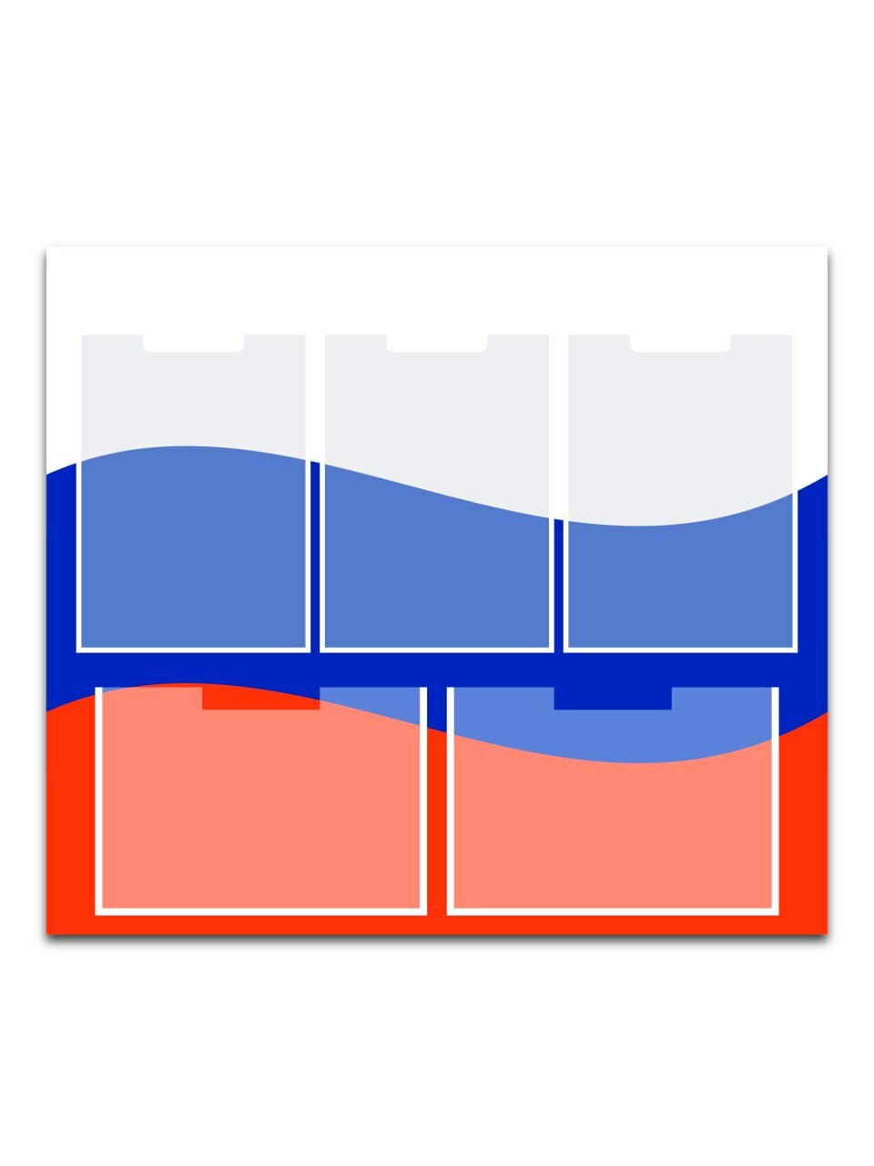 Стенд информационный патриотический Россия