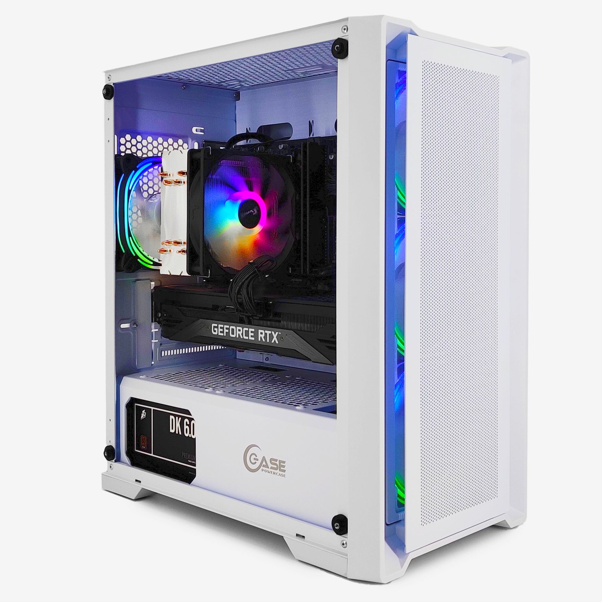 Игровой PC юкомс Ryzen 7 3700X, RTX 4070 Super 12GB, SSD 480GB, 32GB DDR4, БП 700W, win 10 pro, White game case