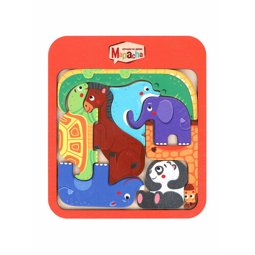 Головоломка для детей Веселый зоопарк