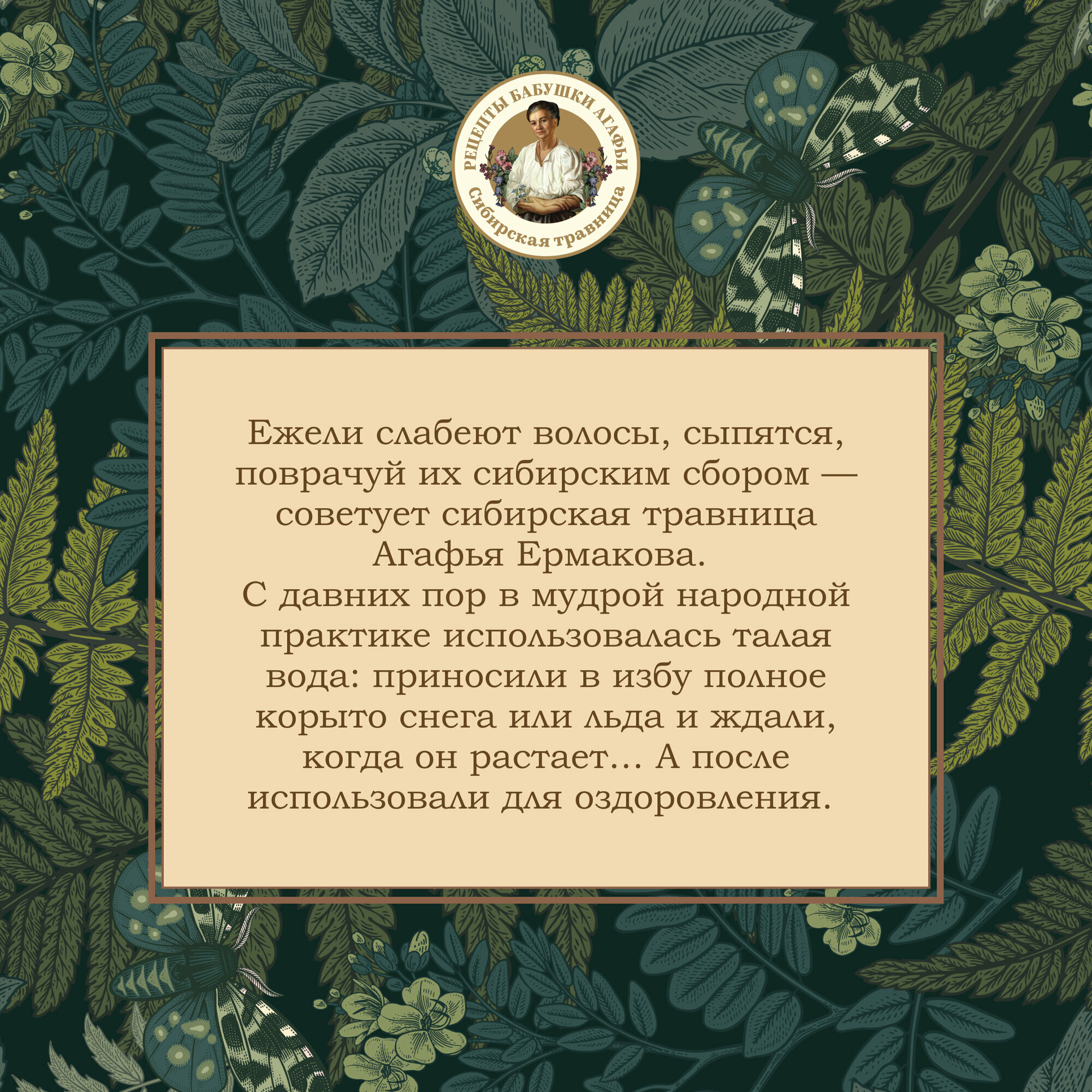 Шампунь Рецепты бабушки Агафьи черный для всех типов волос 350 мл