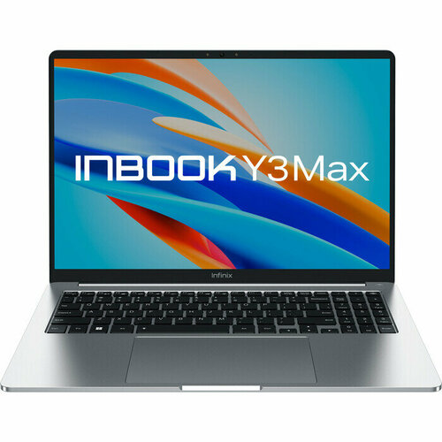 Ноутбук INFINIX Inbook Y3 MAX_YL613 16" Intel Core i5 1235U(1.3Ghz)/8Gb/512GB/Int: Intel Iris Xe Graphics/DOS/Silver (71008301569)