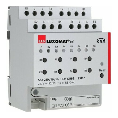 KNX Активатор переключателя для 8-канальной шинной системы SA8-23010HKNXsKREGgr – BEG – 93182 – 4007529931828