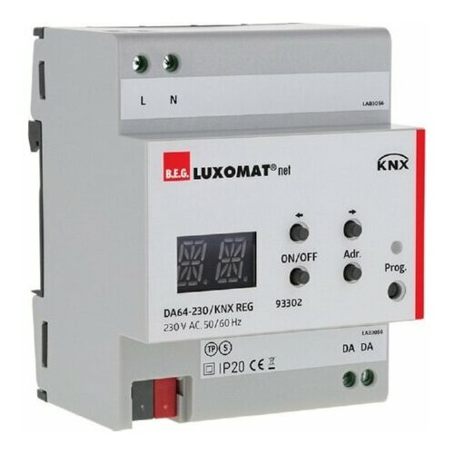 KNX-шлюз - Системный интерфейс KNX Light для шинной системы DA64-230/KNX REG ws – BEG – 93302 – 4007529933020