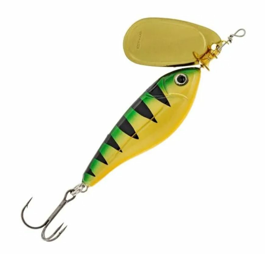 Блесна для рыбалки вращающаяся BLUE FOX Minnow Super Vibrax 2 /GP — фото 1