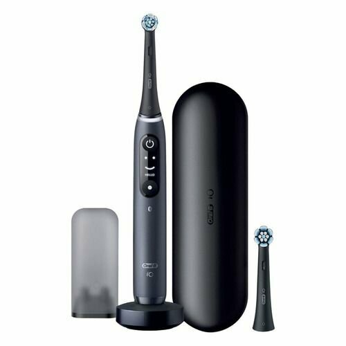 Электрическая зубная щетка Oral-B iO Series 8N Set + extra brushead насадки для щётки: 3шт, цвет: черный