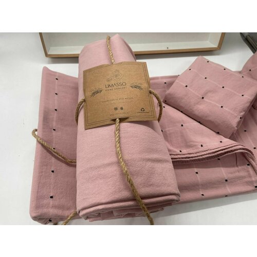 Комплект постельного белья евро/ LIMASSO HOME CONCEPT/ Вареный хлопок/ наволочки 50x70/ Классический