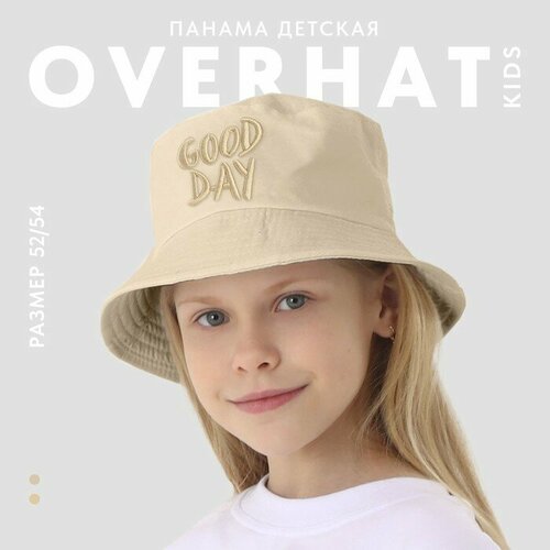 фото Панама overhat "good day", размер 54, бежевый