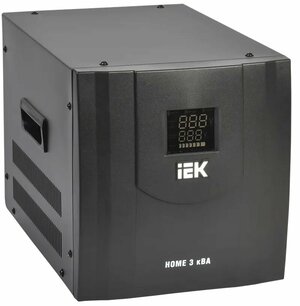 Стабилизатор напряжения серии HOME 3 кВА (СНР1-0-3) IEK переносной