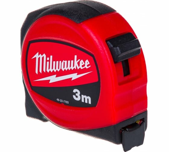 Рулетка 3м ширина 16мм Milwaukee SLIM 48227703