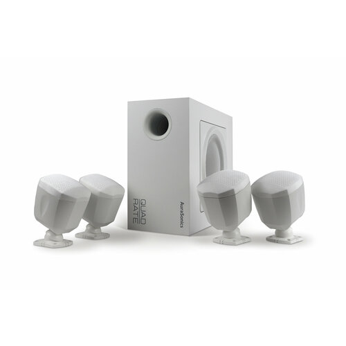 AuraSonics Quadrate-WH комплект настенный сабвуфер 65 и 4 сателлита 3 белый 3960000₽