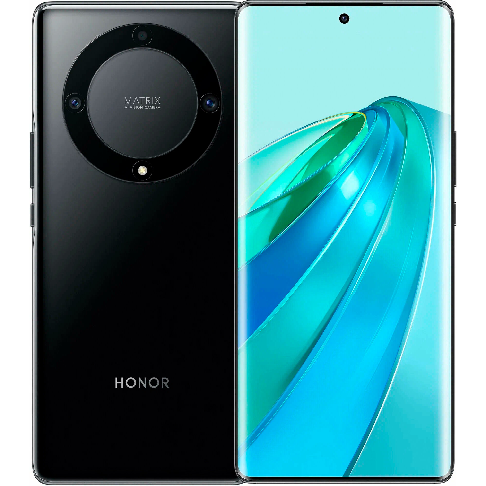 Смартфон Honor X9a 5G 6/128 Гб, полночный черный (Ростест)